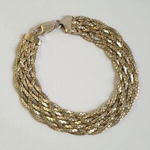 Sterling Silver 925 Woven Masterpiece: A Bracelet of Timeless Luxury